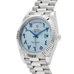 Rolex Day-Date 228236 Platinum Ice Blue Arabic Dial