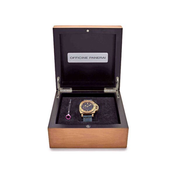 Panerai Submersible Bronzo Blu Abisso PAM01074 Brushed Bronze Blue Dial