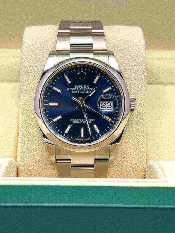 Rolex Datejust 126200 Stainless Steel Blue Dial Oyster