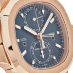 Patek Philippe Nautilus 5990/1R-001 Travel Time Flyback Chronograph Rose Gold Blue Dial (2024)