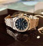 Audemars Piguet Oak Selfwinding Automatic 41MM Black Dial Watch 15400OR.OO.1220OR.01