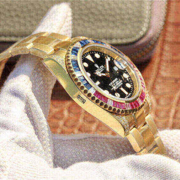 Rolex Submariner M126610LN-0010 Golden Blue/Red Diamond