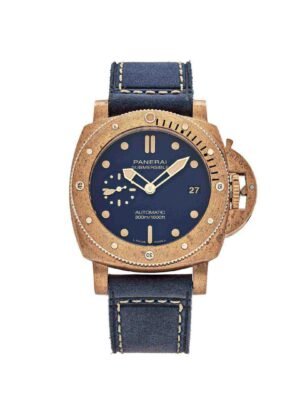 Panerai Submersible Bronzo Blu Abisso PAM01074 Brushed Bronze Blue Dial