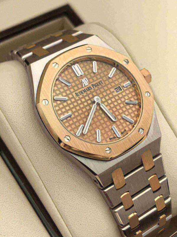 Audemars Piguet Two Tone 33MM Royal Oak Automatic Watch for Womens 67650SR.OO.1261SR.01