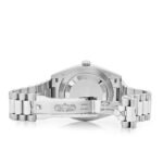 Rolex Day-Date 228206 Platinum Ice Blue Diagonal Motif Dial