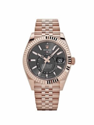 Rolex Sky-Dweller 336935 Everose Gold Slate Dial Jubilee