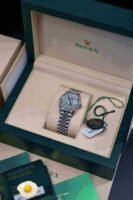 Rolex Datejust 126284RBR-0012 Stainless Steel White Gold Mother of Pearl Dial