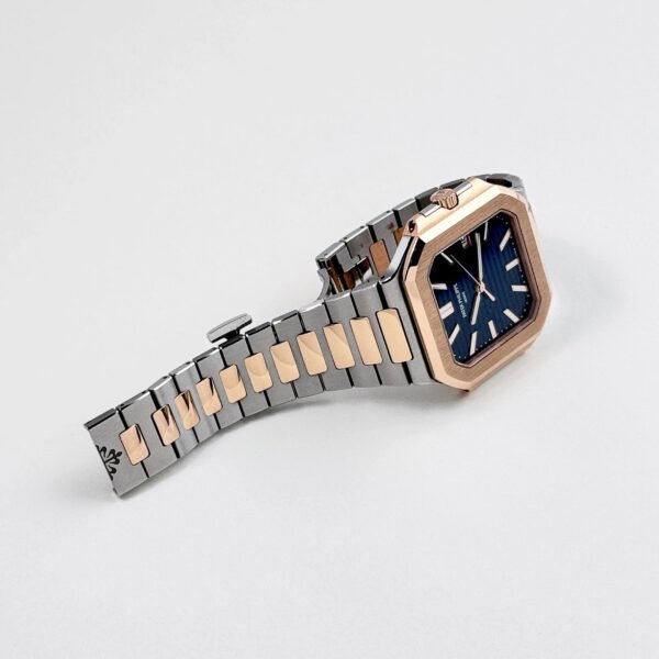 Patek Philippe Cubitus 5821/1AR-001 Stainless Steel Rose Gold Blue Dial