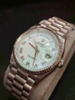 Rolex Day-Date 128239-0059 White Gold White Dial