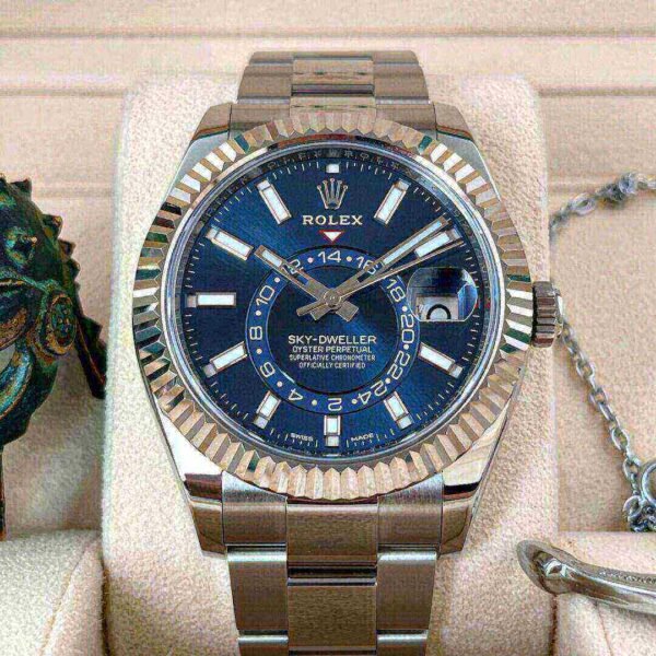 Rolex Sky-Dweller 326934-0003 42mm Blue 18k White Gold