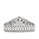 Rolex Day-Date 128396TBR Platinum Ice Blue Dial Diamond Bezel (2024)