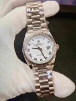 Rolex Day-Date 128239-0059 White Gold White Dial