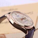 Rolex Cellini Date Silver Guilloche Dial Men's Watch 50515