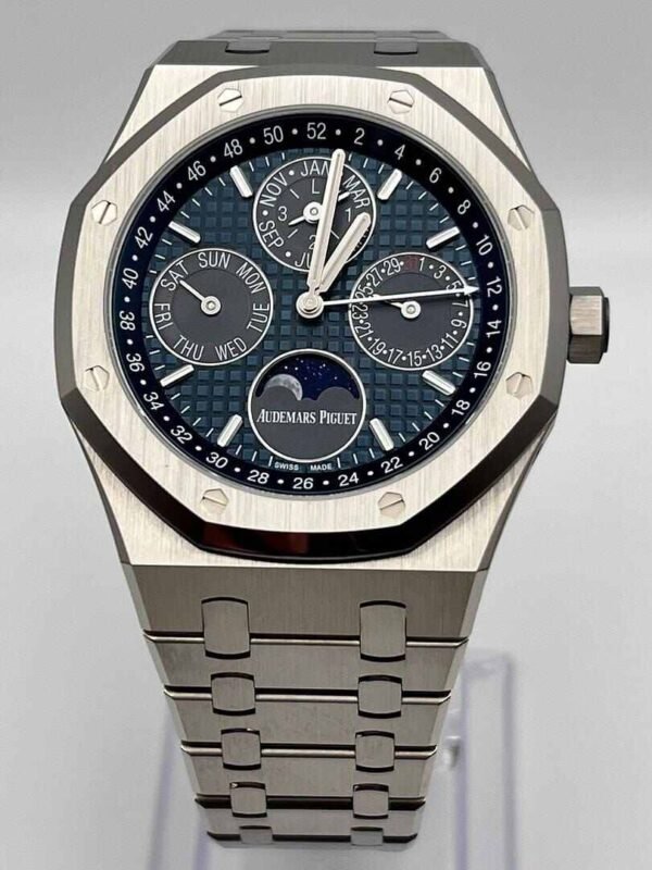Audemars Piguet Royal Oak Perpetual Calendar 26574TI.OO.1220TI.01 Titanium Blue Dial