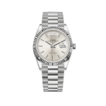 Rolex Day-Date 128239-0005 White Gold Silver Dial