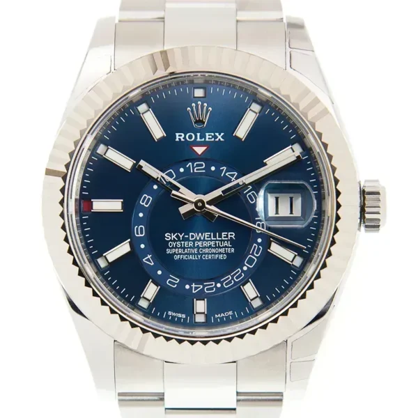 Rolex Sky-Dweller 326934-0003 42mm Blue 18k White Gold