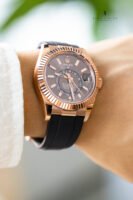 Rolex Sky-Dweller 326235-0005 Rose Gold Brown Dial