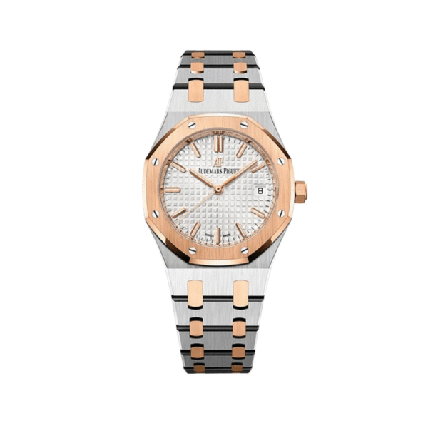 Audemars Piguet Oak Selfwinding Silver dial, 37mm, Steel and 18k Rose gold, 15450SR.OO.1256SR.01