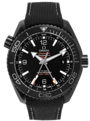 Omega Seamaster Planet Ocean 600M 45.5 mm, Black Ceramic on Rubber Strap, 215.92.46.22.01.001