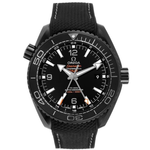 Omega Seamaster Planet Ocean 600M 45.5 mm, Black Ceramic on Rubber Strap, 215.92.46.22.01.001