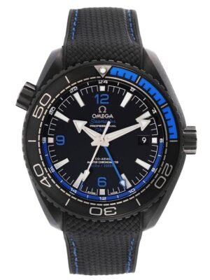 Omega Seamaster Planet Ocean 600M 45.5 mm, Black Ceramic on Rubber Strap, 215.92.46.22.01.002
