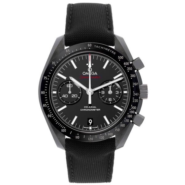 Omega Speedmaster Dark Side of the Moon 44.25 mm, Black Ceramic on Coated Nylon Fabric Strap with Foldover Clasp, 311.92.44.51.01.007
