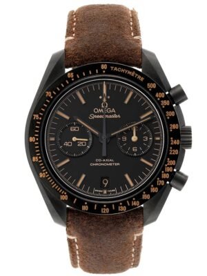 Omega Speedmaster Dark Side of the Moon 44.25 mm, Black Ceramic on Leather Strap, 311.92.44.51.01.006